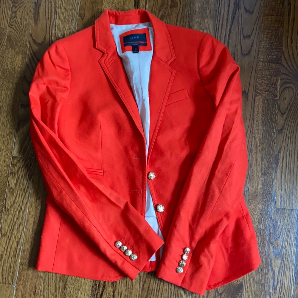 Jcrew Schoolboy Blazer - Poppy - 4Tall